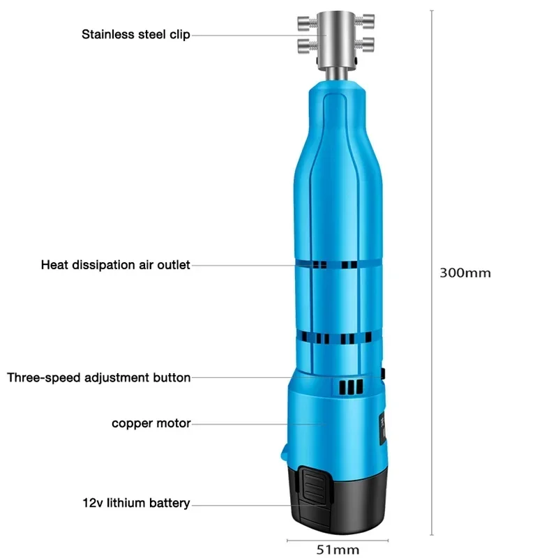 Electric small file reciprocating metal grinding tool rubbing iron wrong knife machine poking knife steel file woodworking