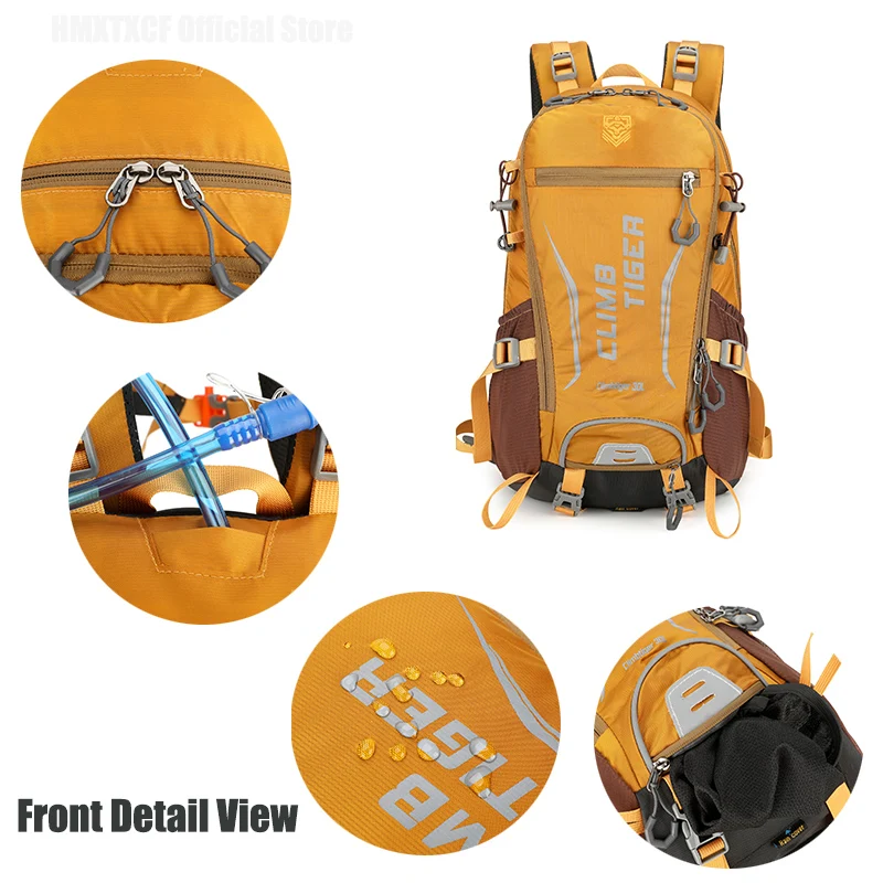 حقيبة ظهر خفيفة الوزن للمشي لمسافات طويلة للرجال والنساء، حقيبة نهارية قابلة للتنفس، تسلق الجبال، التخييم، 30 لترًا