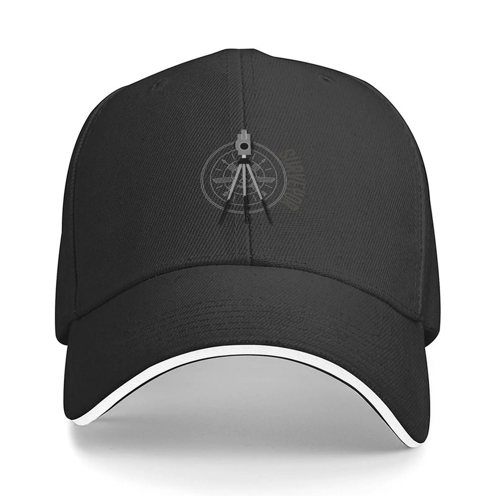 

Land Surveyor Tripod and Compass Baseball Cap Big Size Hat Winter hat Hip Hop Hat Man For The Sun For Men Women's