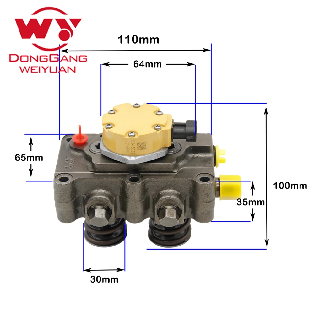 320D Head Rotor, pump head,for Caterpillar 326-4635/317-8021/324-0532/317-7966/296-9126 fuel pump,for C6.4/C6.6/C4.2/C4.4 engine