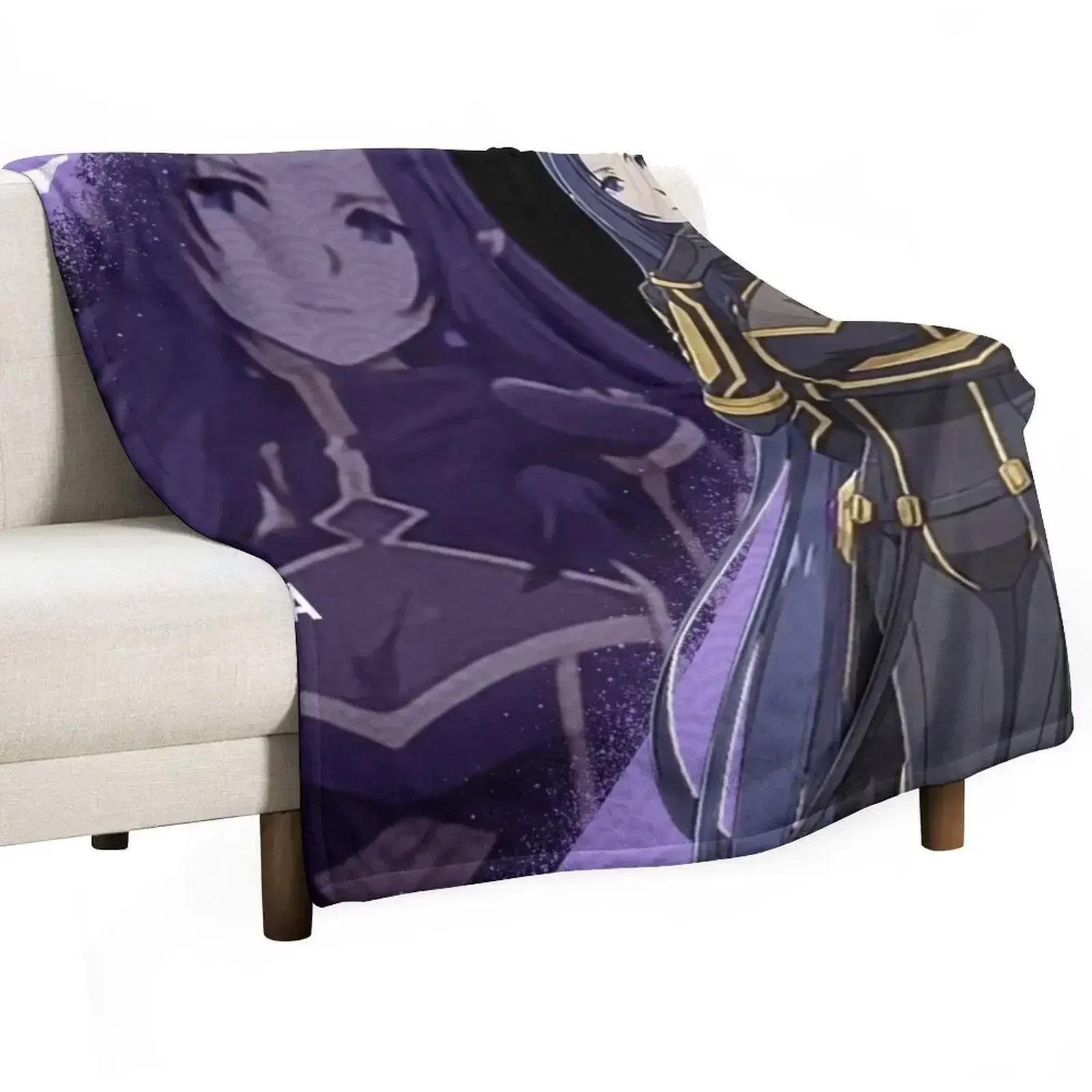 

Gamma ガンマ The Eminence in Shadow Throw Blanket valentine gift ideas Nap Decorative Sofa Blankets