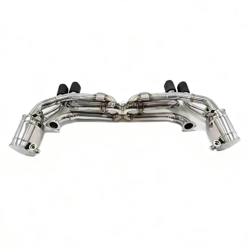 

GDR Racing Exhaust Pipe Kit Muffler Vacuum Valves Stainless Steel 304 for 991.1 3.4L 2011-2016 Exhaust