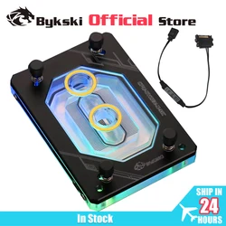 Bykski-ventilador de bloque de agua para CPU, radiador de cobre de refrigeración para AMD RYZEN3000 RyzenAM3/AM3 +/AM4 1950X TR4 X399 X570