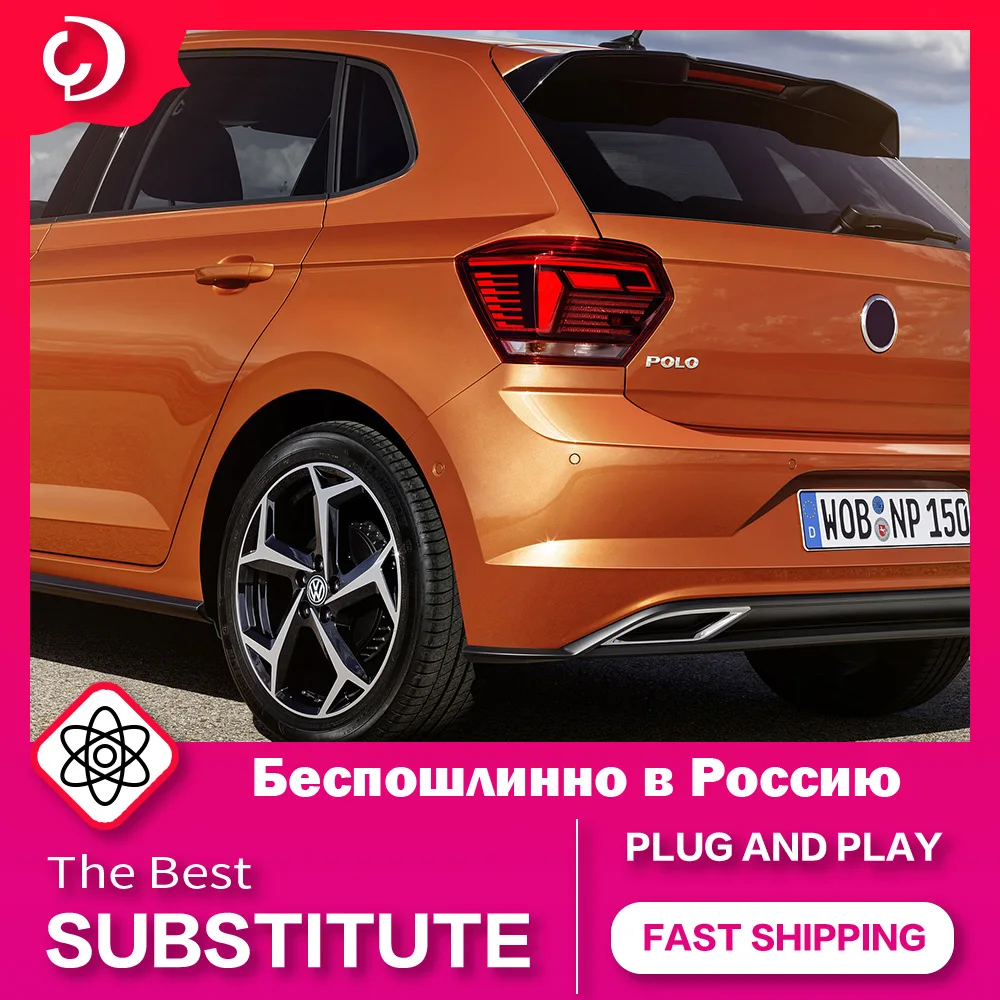 AKD Car Styling Taillights for VW New POLO 2019-2022 LED Headlight DRL Running Turn Signal Led Projector Lens Auto Accessories