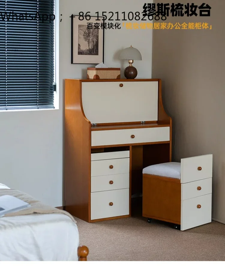 SCY light luxury high sense muse dresser home living room medieval secretary cabinet