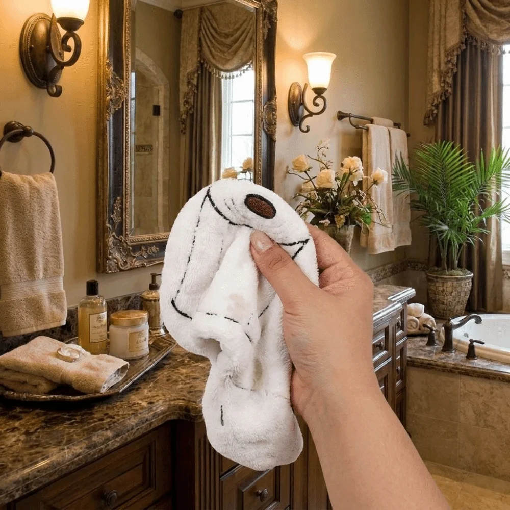 Multifunctional Super Absorbent Roll Paper Hand Towel Thickened Funny Hanging Cleaning Cloth Soft Kids Handkerchief Bathroom Use