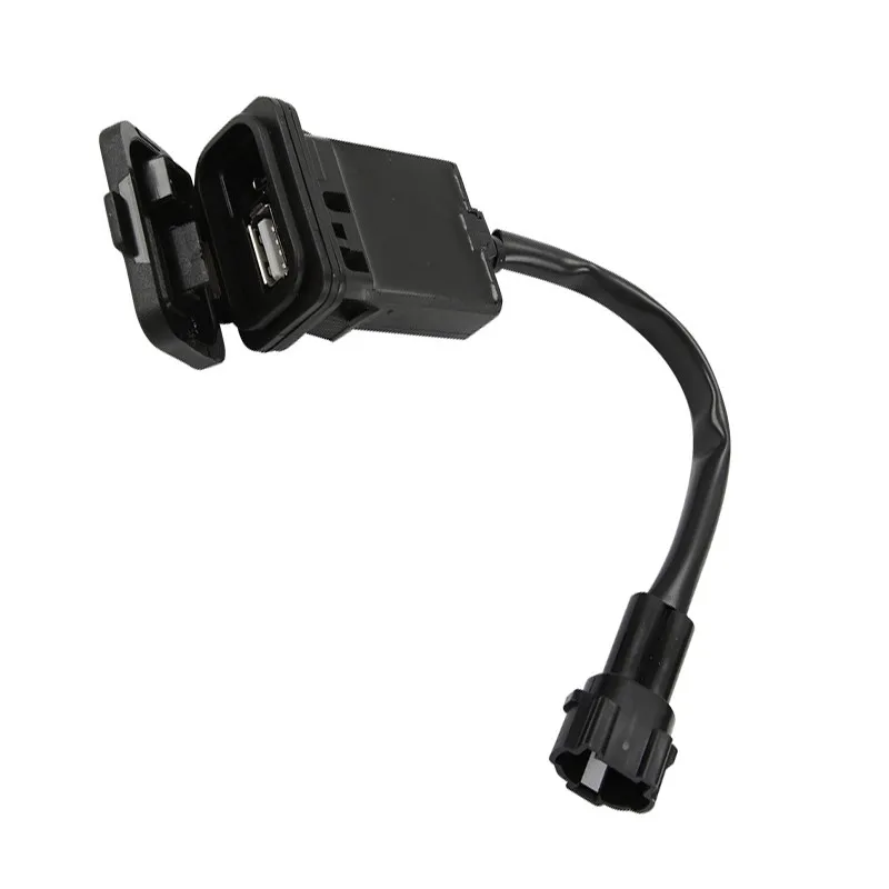 

For 450SR SR450 800NK 800NK Compatible Black USB Power Charging Interface Socket Impulse Charge Port For Motorcycles-Boom