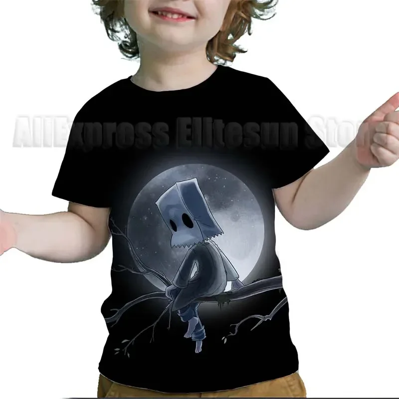 الصيف الاطفال الكوابيس الصغيرة 2 تي شيرت الأطفال الكرتون أنيمي ثلاثية الأبعاد تي شيرت Camiseta بنين بنات المراهقين طفل بلايز تي شيرت