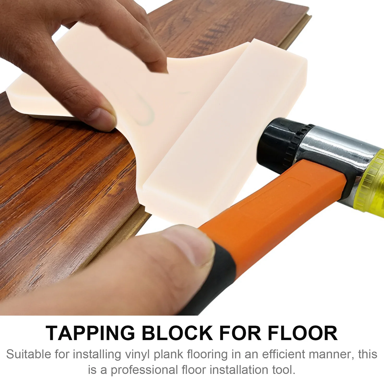 كتلة التنصت من النايلون على شكل حرف V، تصميم متين وخفيف الوزن لأداة تركيب أرضيات النجارة، تركيب لوح الفينيل