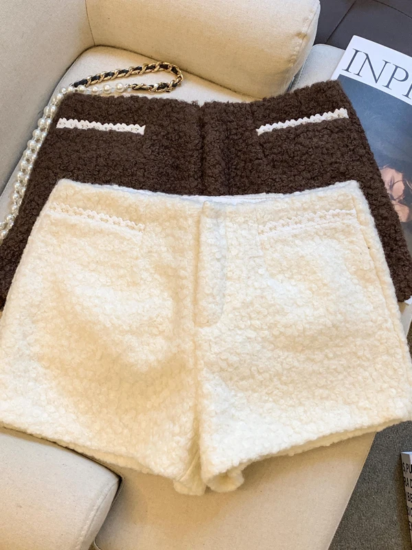 

Новые женские утепленные прямые брюки с высокой талией и широкими штанинами, винтажный стиль, осень-зима 2025