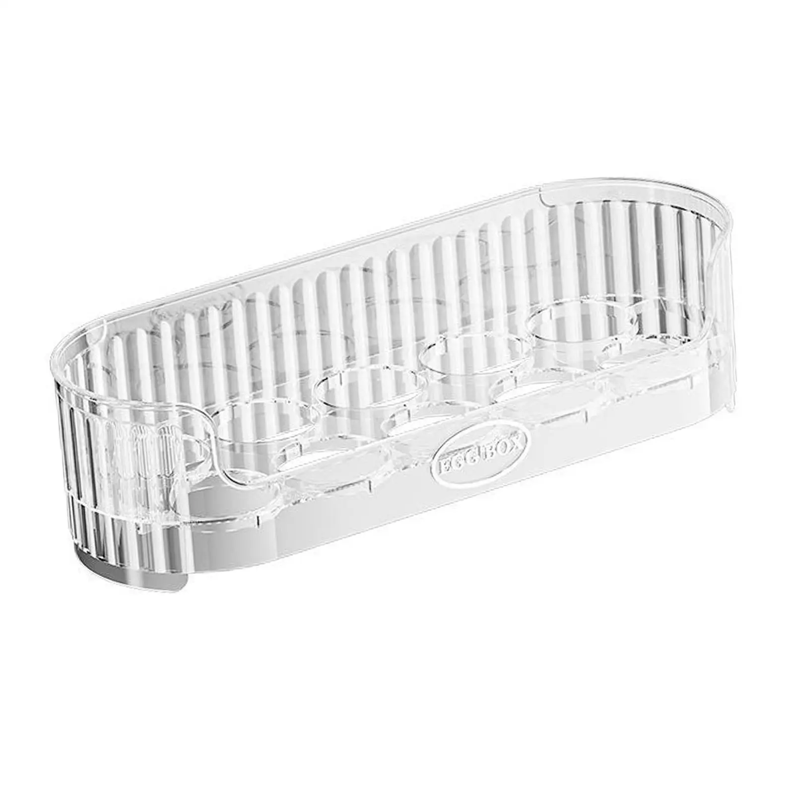 Egg Tray Holder Clear Stackable Dispenser Egg Container for Refrigerator Kitchen Side Door Storage