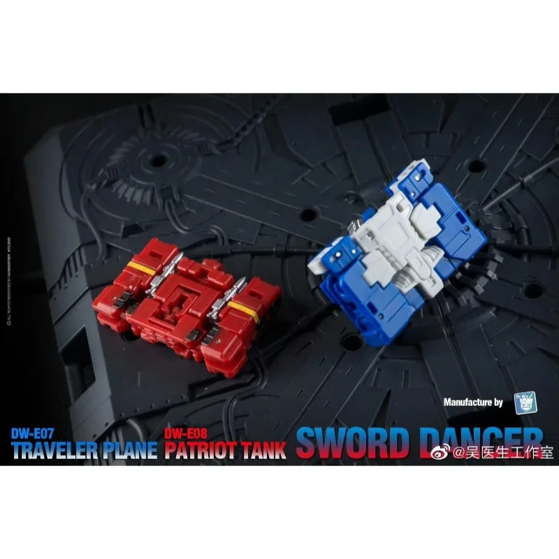 DR.WU DW-E07 Traveler Place / DW-E08 Patriot Tank Sword Dancer - สีเดิมและสีของเล่นตัวเลขขนาดเล็ก