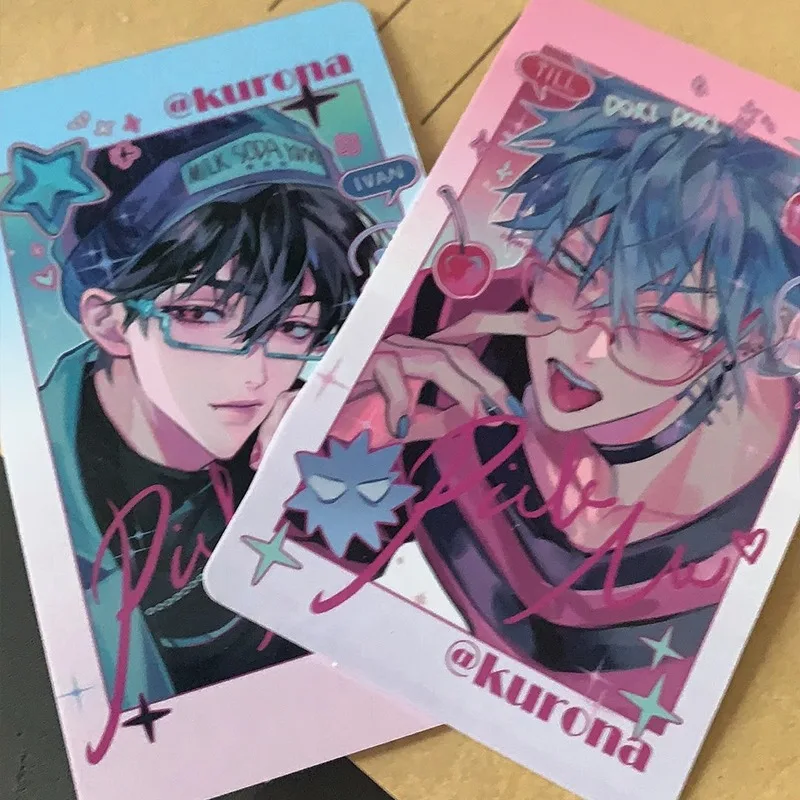 4Pcs/Set Alien Stage Anime Photo Card Ivan Till Small Card 3inch Bookmark Collection Friends Exquisite Gift