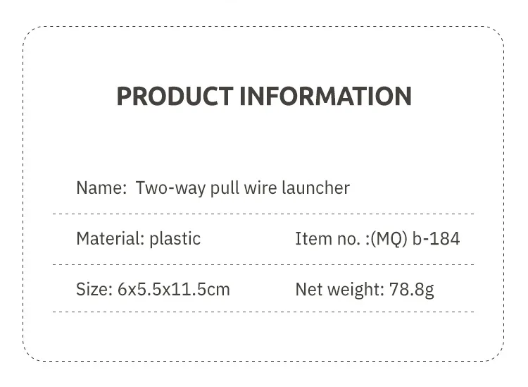 Beyslauncher Spinning Top MQ-B184 Zubehör Drahtwerfer Zweiwege-Antenne Spielzeugteile für Kinder Geschenk – Detail 11