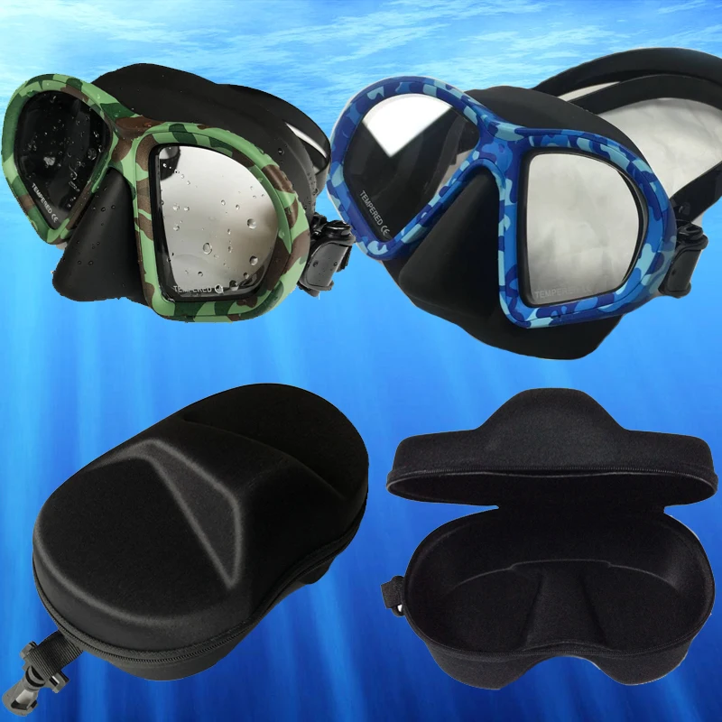 성인용 다이빙 마스크 박스 포함 / 전문가용 스쿠버 마스크 스피어피싱 및 프리다이빙용
