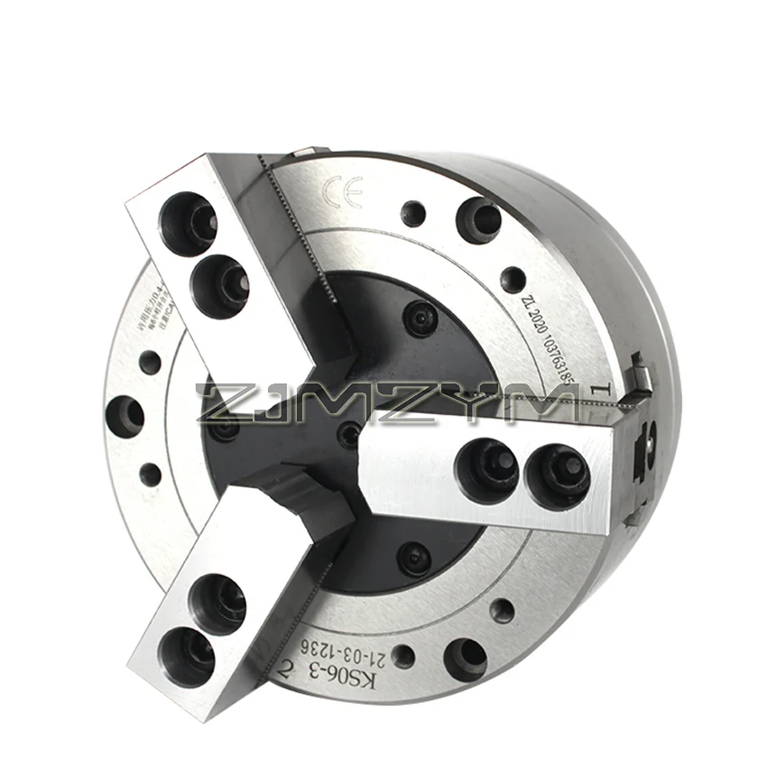 KS05-3 Three-jaw Pneumatic Chuck 5-inch Pneumatic Lathe Chuck CNC Turning Machine Tools Chuck KS05-3 Complete Set  0.4-0.8Mpa