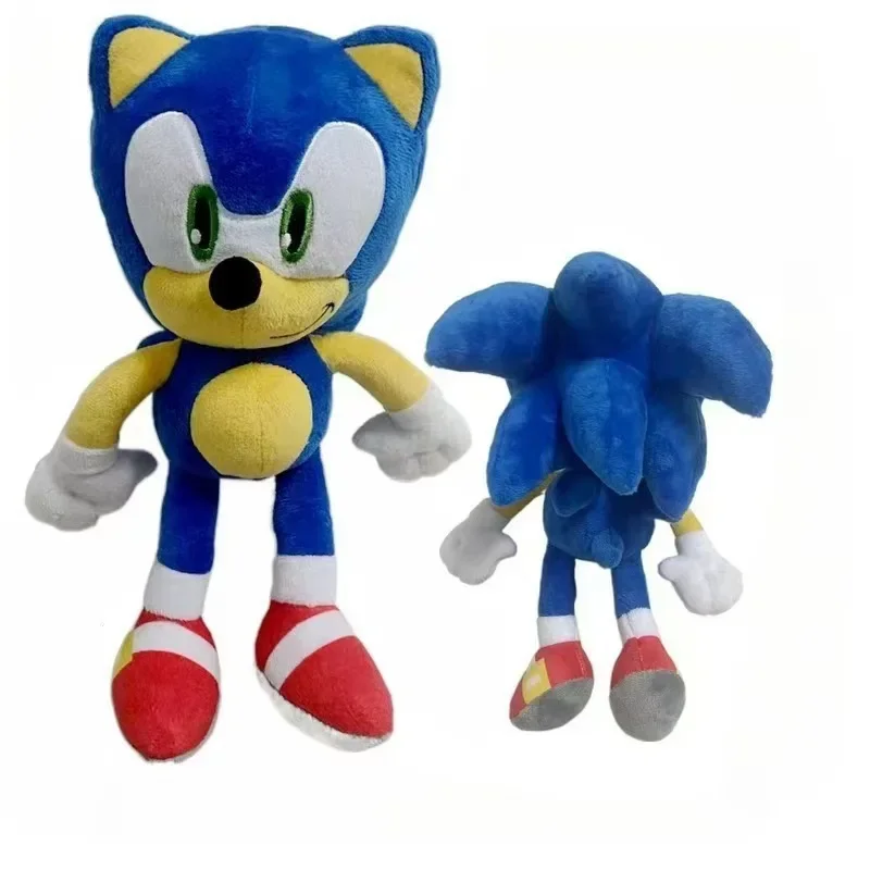 NEW 28CM Super Sonic Plush Toy The Hedgehog Amy Rose Knuckles Tails Cute Cartoon Soft Stuffed Doll Birthday Gift For Children - view 4