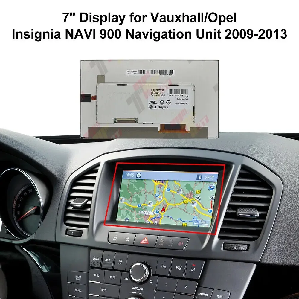 Dashboard LCD Display for Vauxhall Opel Astra Meriva Zafira DVD800 CD500 NAVI 900/950/600 Navi