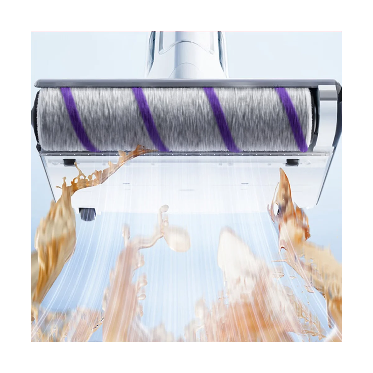 1 szt. Części zamienne do szorowarki podłogowej S1 zmywalna główna szczotka walcowa pluszowa szczotka podłogowa czyszczenie gospodarstwa domowego