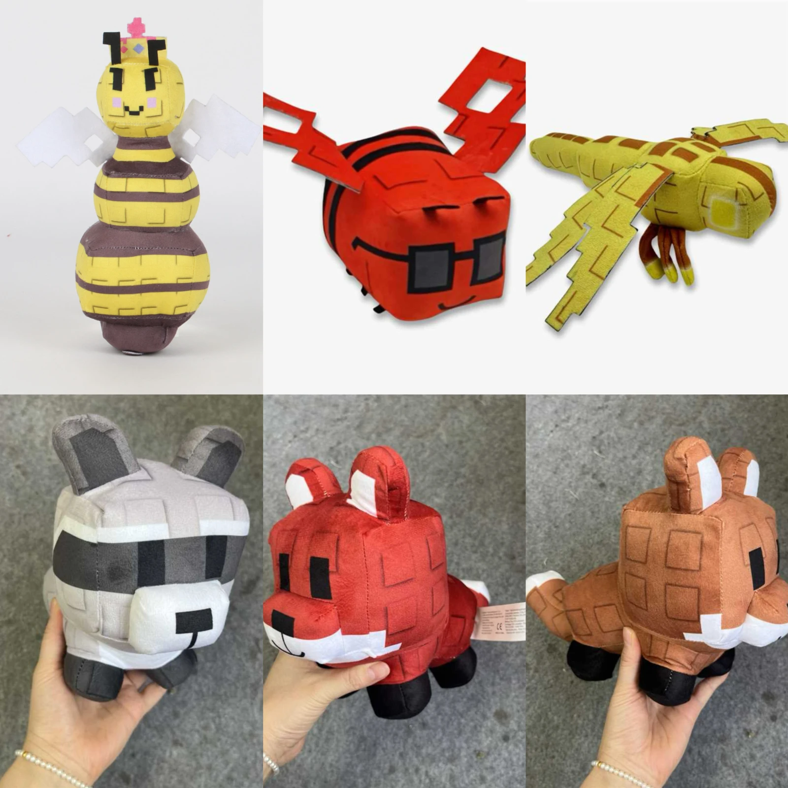 1/3 Pcs Grow A Garden Toys Grow A Garden Plushie Grow A Garden Racoon Plush Toy Pets Stuffed Animal Soft Toy Birthday Gift