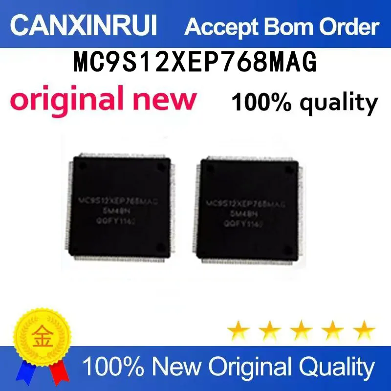 

(5pcs-100pcs）Brand new original MC9S12XEP768MAG QFP144 spot chip IC
