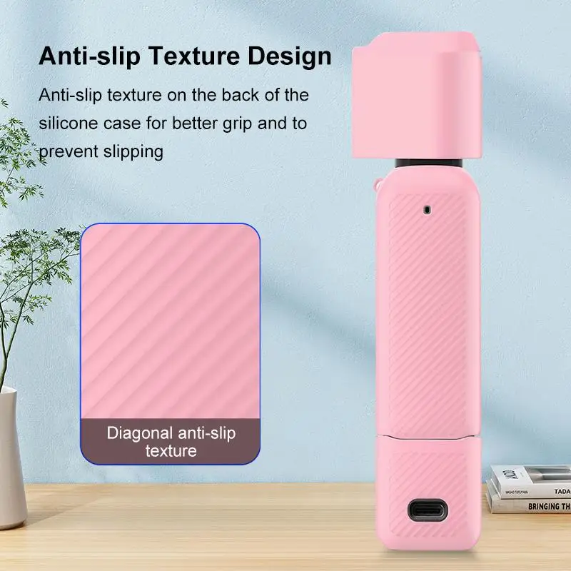 PULUZ 6 في 1 حافظة واقية من السيليكون لـ DJI OSMO Pocket 3 عدسة الجسم مقبض شاشة هيئة التصنيع العسكري غطاء مضاد للصدمات ملحقات غطاء الكاميرا