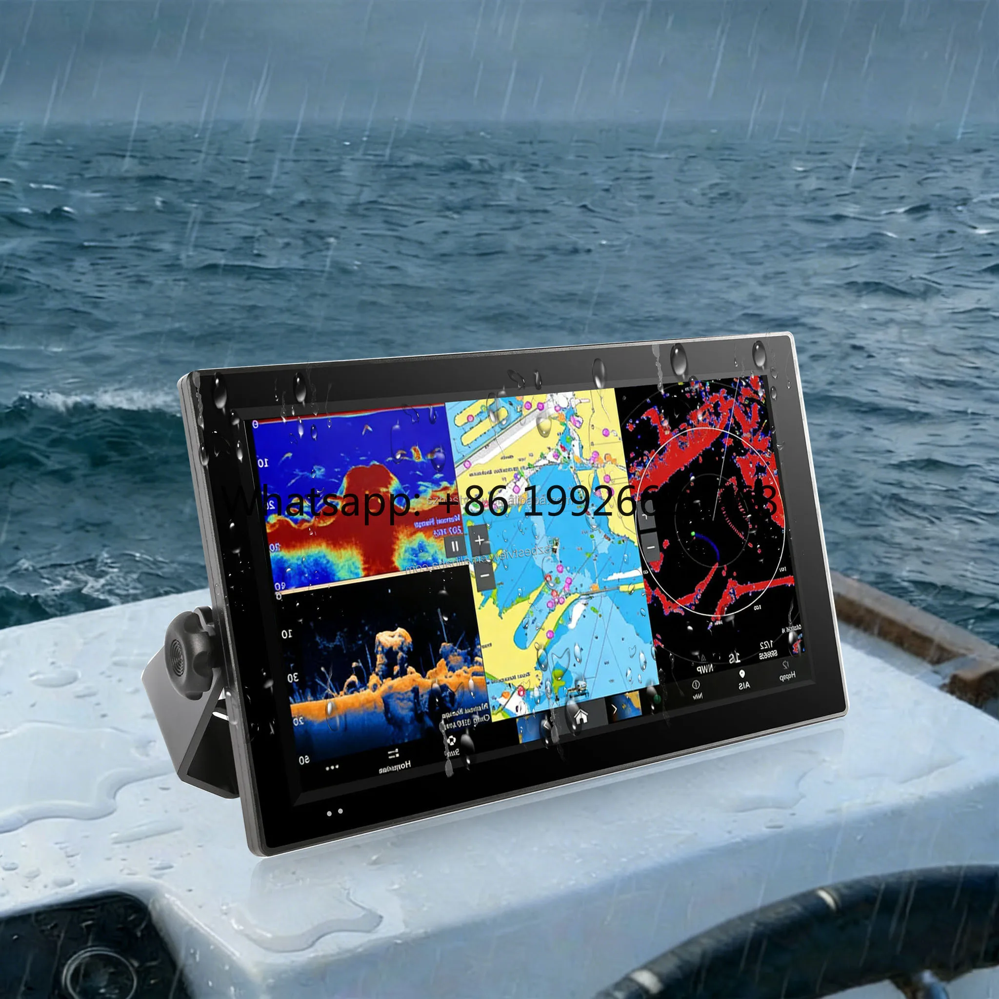 12.1-32 Inch  IP67 Marine Monitor Capacitive Touch 1500 Nits High Brightness Anti Glare  Optical Bonding Monitor