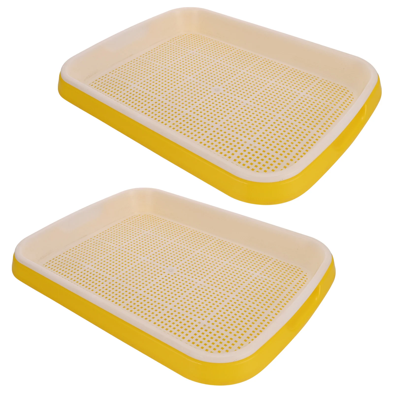 Seedling Tray Wheatgrass Grower Sprouting Container Plants Nursery Plastic Sprouter Soil-free Germination Trays