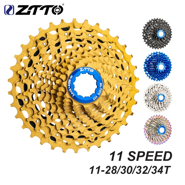 ZTTO 11 Speed Ultraight Road Bike Cassette 11s 28T Sprocket 11 32T Gravel Cassette 11 Speed 11 30T 11 34T Freewheel K7 HG System AliExpress