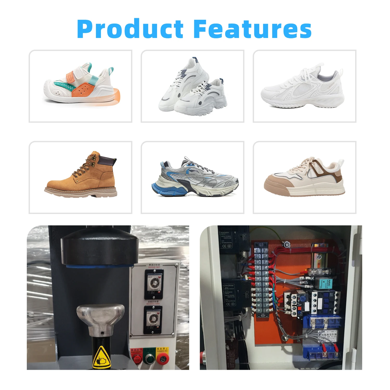 Hydraulic Ball Press Machine for EVA Sole Front Heel Toe Cap Seamless Bonding Shoe Sole Forming Machinery