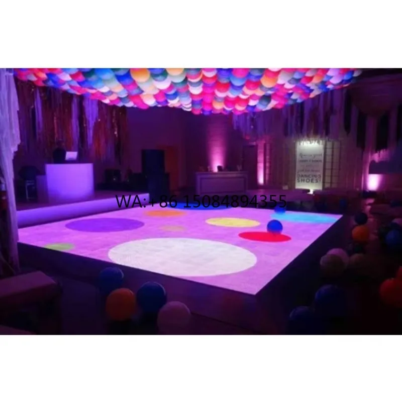 

4x6m Rental Wedding Dance Floor Stages Touch Interactive P3.91 Outdoor Waterproof Led Screen Display Background Led Video Wall