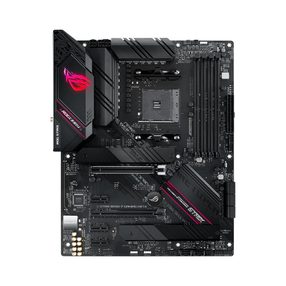 Imagem -06 - Placa-mãe Asus-rog Strix B550-f Gaming Wifi ii Amd B550 para Amd Am4 Suporta Amd Ryzen5000 Série 4000 3000 x Ddr4 Pci-e 4.0