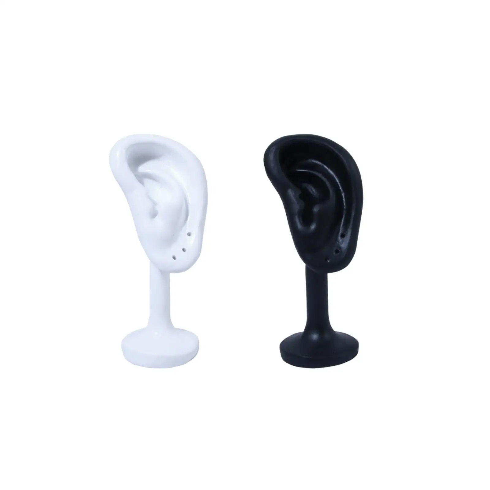 Earring Display Stand Resin Ear Shape Showcase Holder Simulation Ear Stand 10.5cm Tall