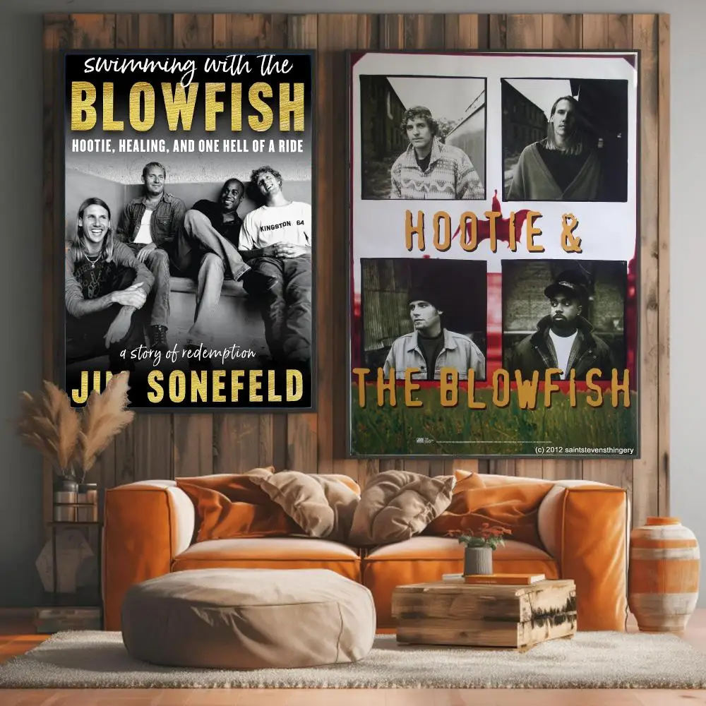 band H-Hootie And The Blowfish-H Painting Calligraphy Artwork for Living Room Bedroom Office Home Decor