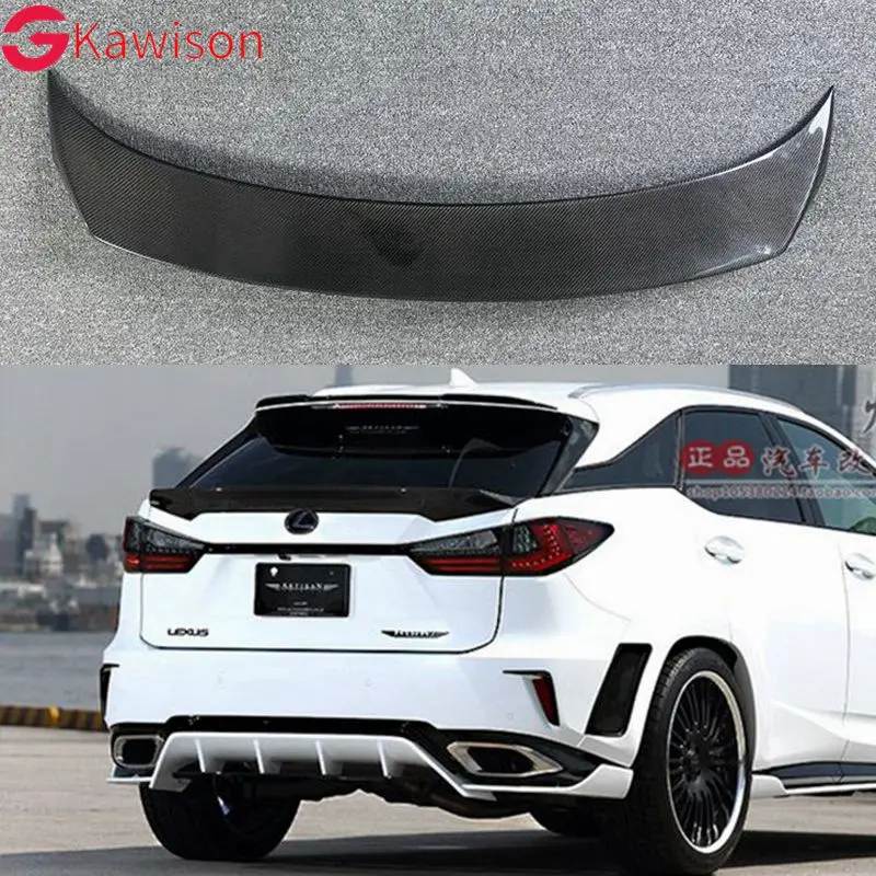 Carbon Fiber Rear Trunk Boot Wing Rear Lip Spoiler For Lexus RX200t RX300 RX450h RX 2016 2017 2018 Car Styling