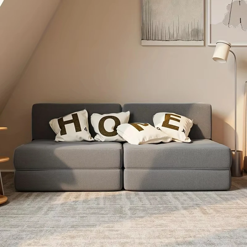 Compressed sofa set, sofa bed, living room furniture, small apartment living room bedroom tatami compressed furniture