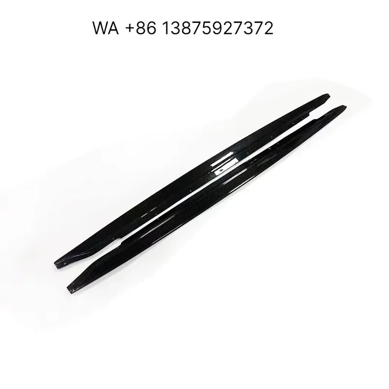 Wmwmnu Real Dry Carbon Fiber Side Bumper Extension Skirt for G80 G82 G83 M3 M4 2021UP