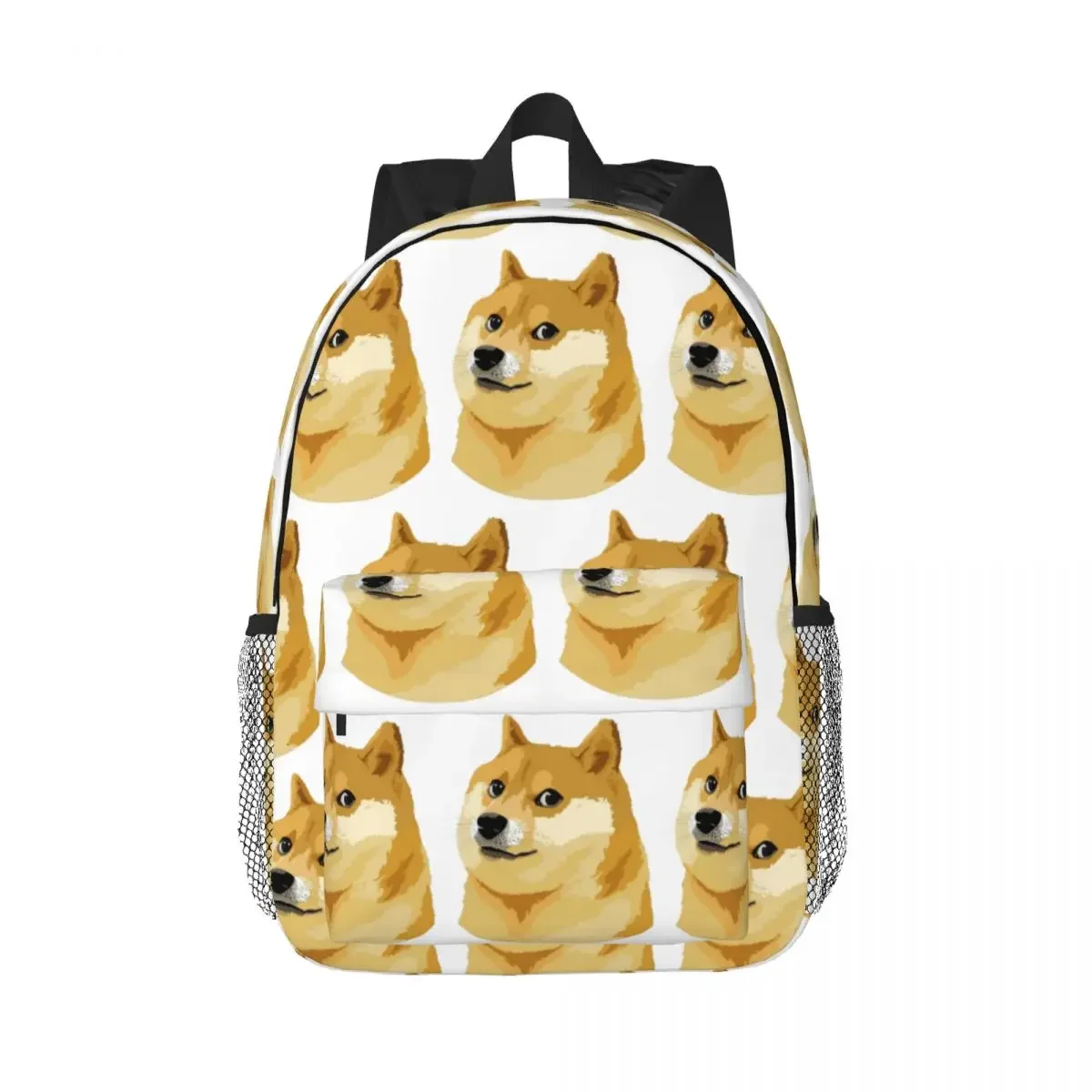 Doge Shiba Meme Rucksäcke Teenager Büchertasche Mode Kinder Schultaschen Laptop Rucksack Umhängetasche Große Kapazität