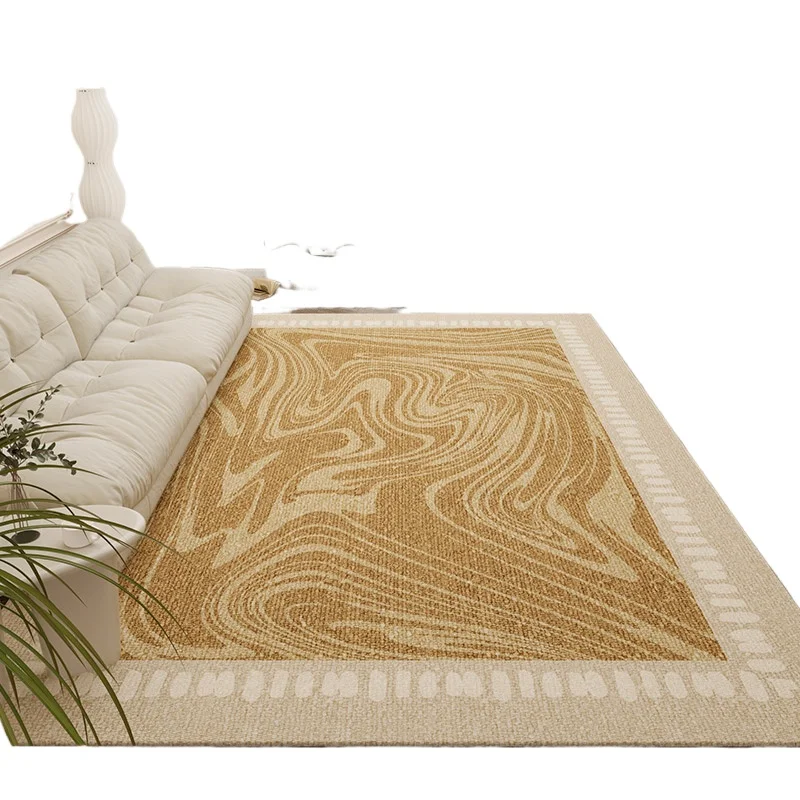 

Scrubable leave-in sofa coffee table floor mat cream wind