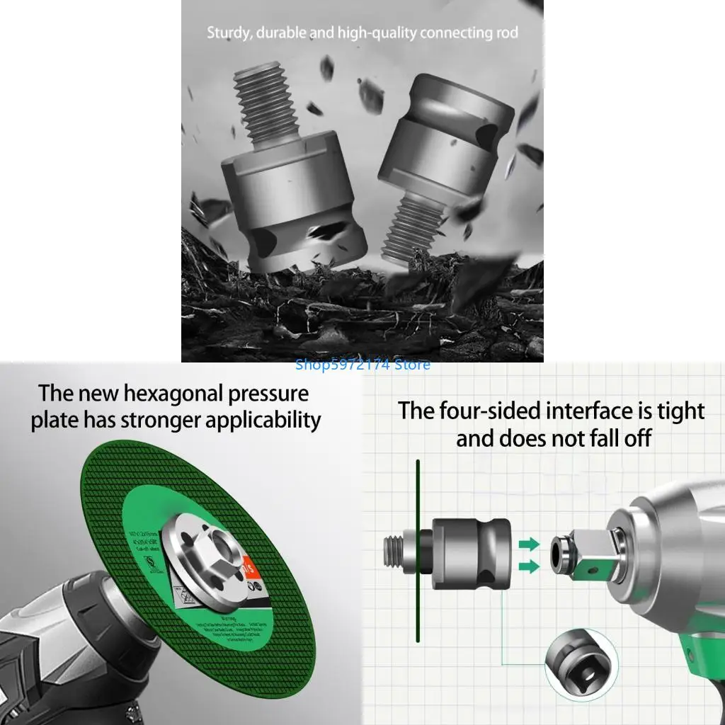 Y3NB Drill to Angled Grinder Adapter 1/2