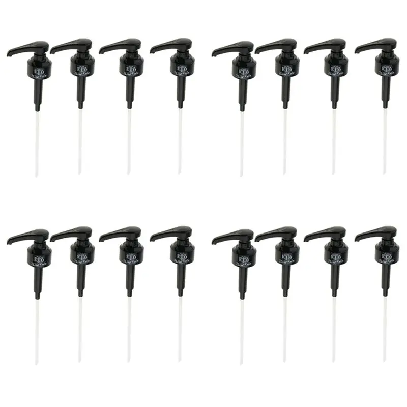 

ABWZ-16Pack Black 8Ml Syrup Pumps Dispenser Pump Great For Monin Coffee Syrups Snow Cones Flavorings & More