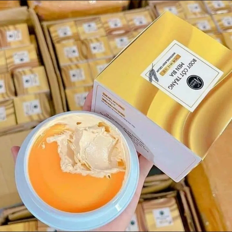 

trắng nhanh, brightening, whitening Kem Body men bia cot kich trang 1hop Kem body cốt trắng men bia Chất kem cốt ủ siêu