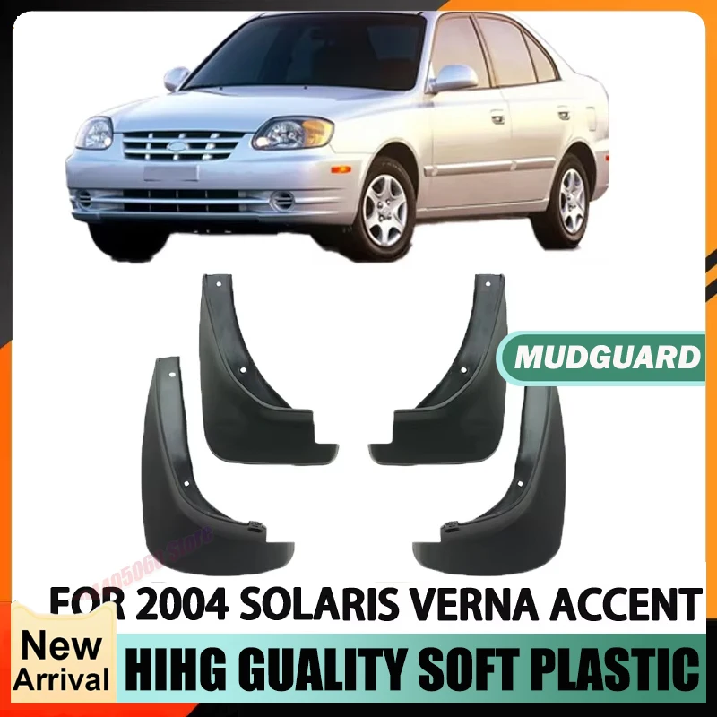 Guardabarros Delanteros y Traseros para Hyundai Accent Solaris Verna Accent 2004