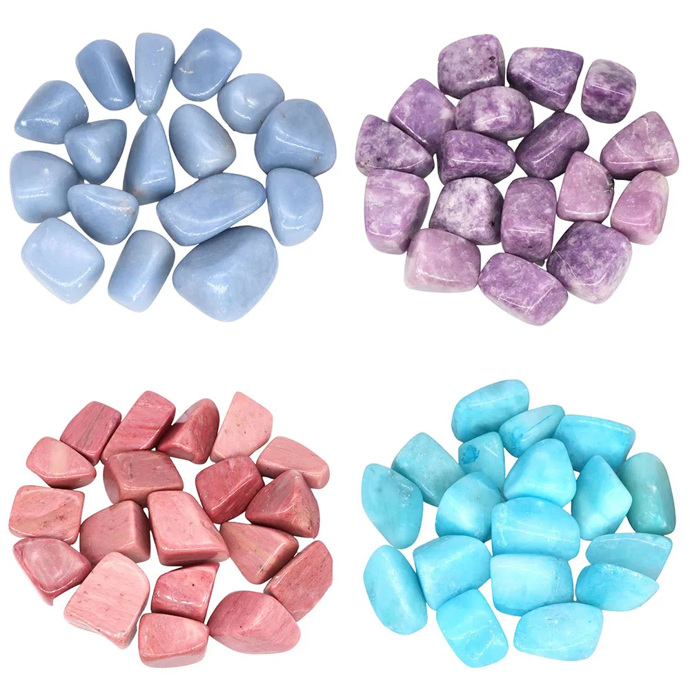 Tumbled Stones Bulk Natural Quartz Ore Gravel Healing Crystals Energy Specimen Minerals Gemstones Aquarium Home Gem Decoration