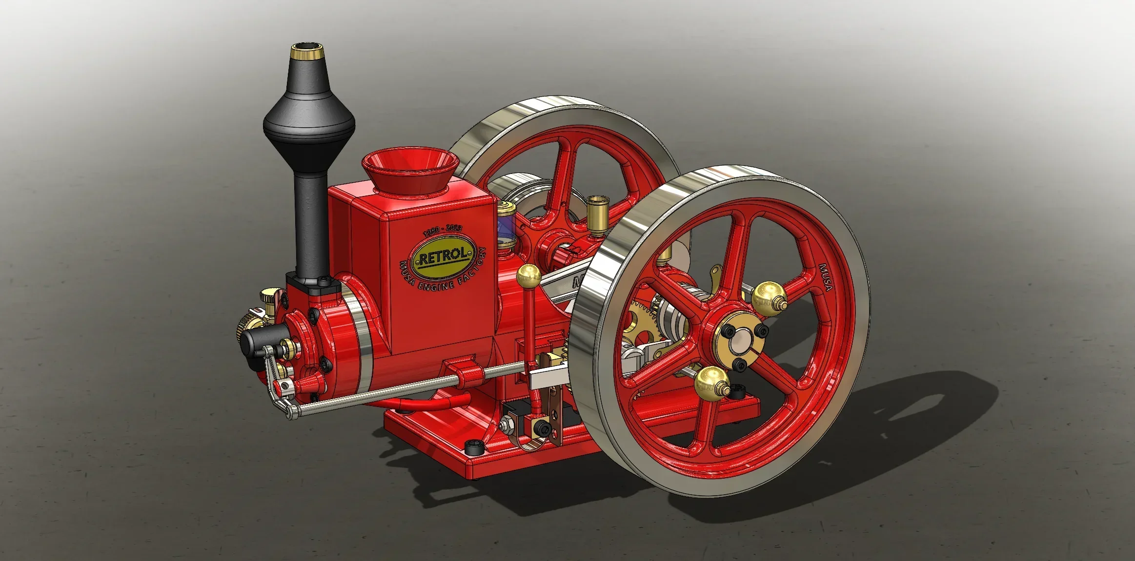 MUSA HM-01 Toad Machine Hit and Miss Engine Model Engine