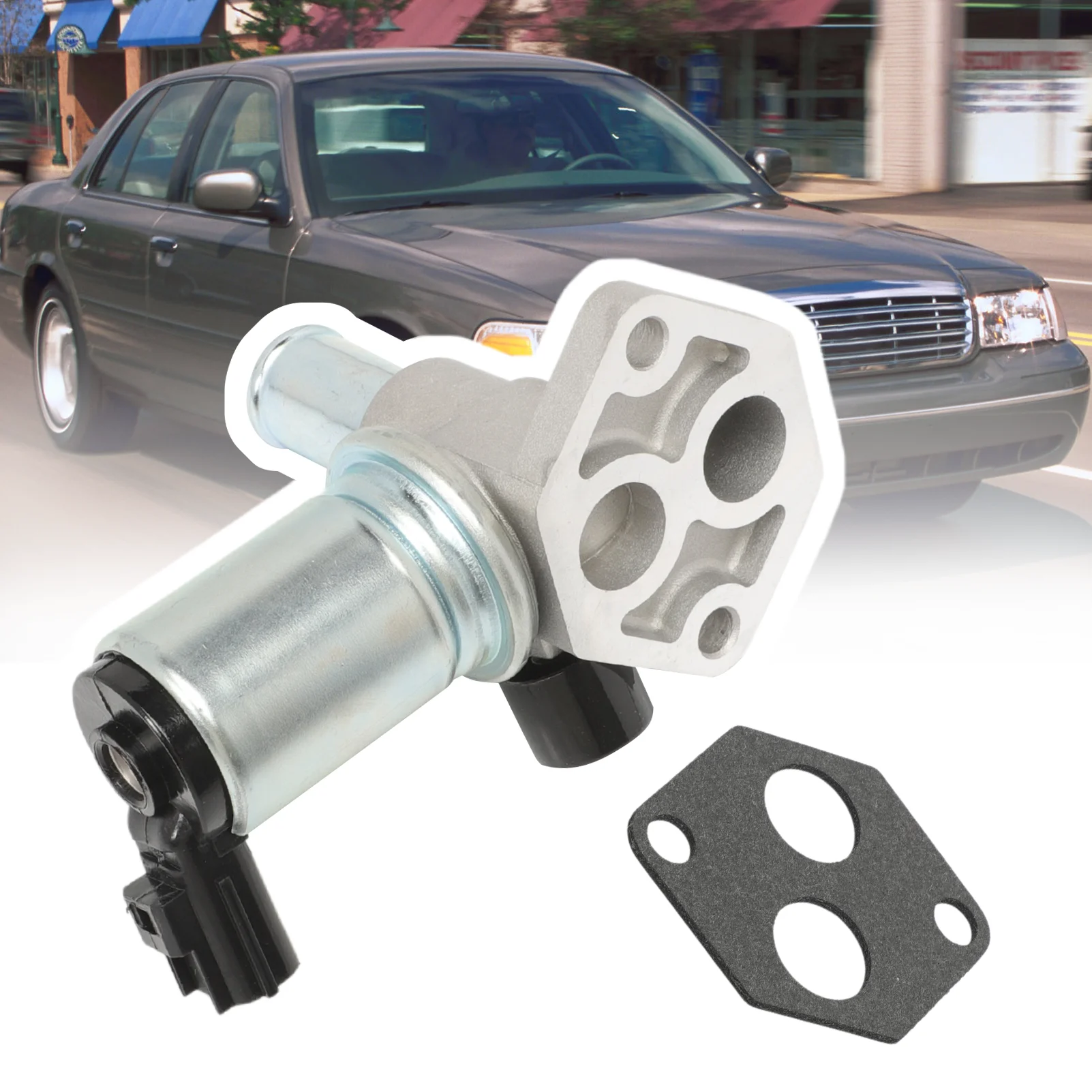 2152034 AC170 Fuel Injection Idle Air Control Valve With Gasket for Ford Crown Victoria Mustang 96-01 Lincoln Town
