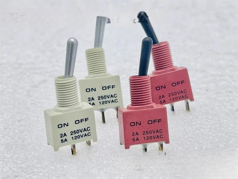 

Кнопочный переключатель Deliwei Q11A, двухконтактный, двухскоростной, маленький кнопочный переключатель, 2-контактный, 2-скоростной, поворотный переключатель, 50 шт.