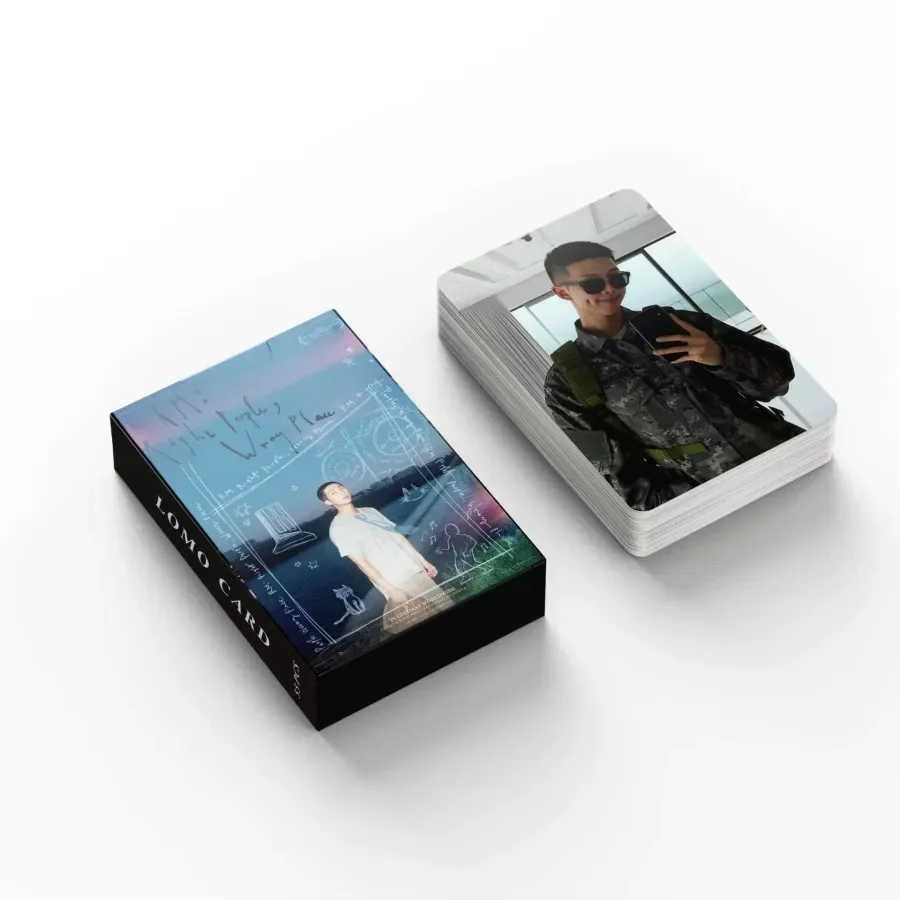 55개/세트 K팝 스타 카드 로모 카드 RM 사진 인쇄 사진 세션 사진 팬 컬렉션 엽서 선물