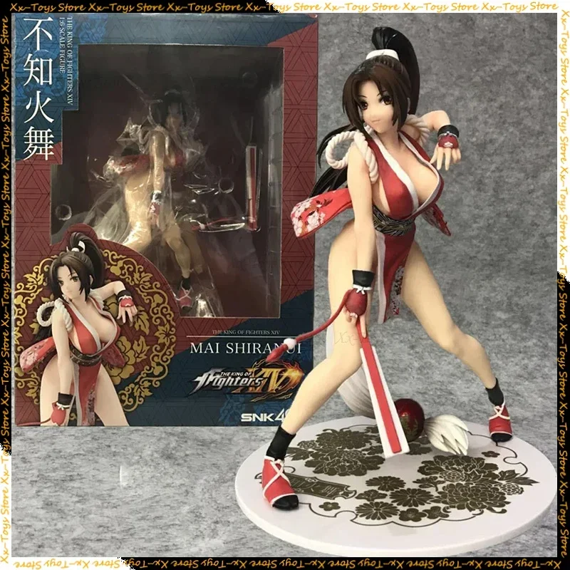 26cm The King Of Fighters Mai Shiranui Action Figure Fatal Fury Game Character Beauty Model Toys Cartoon Room Ornaments Gift Toy