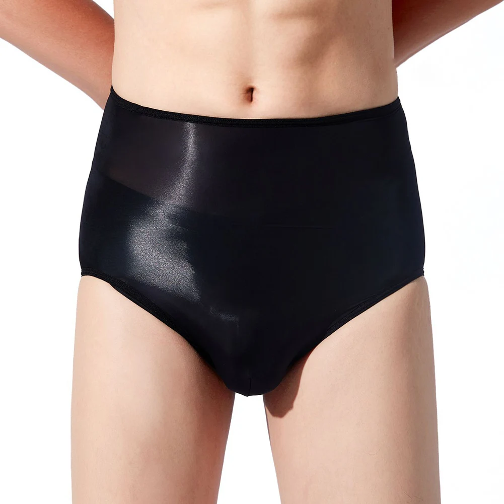 

Sexy Male Sheer Oil Glossy Stretch Sheer Panties See Through Briefs Gay Pouch Underpants Men Sissy Lingerie Mens Sexy Underwear